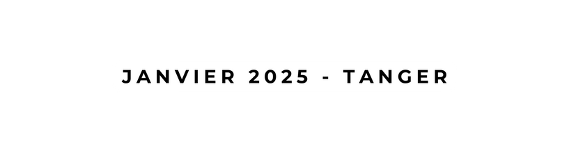 jaNVIER 2025 TANGER